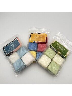 Harper James Vendor Wax Melts Three 4.2 oz Packs Summer Tropical Scents Cubes
